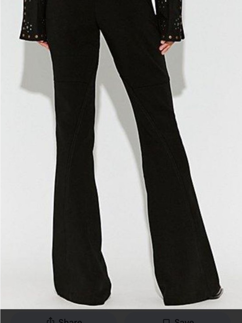 NWT Free People Black Austin Flare Pants